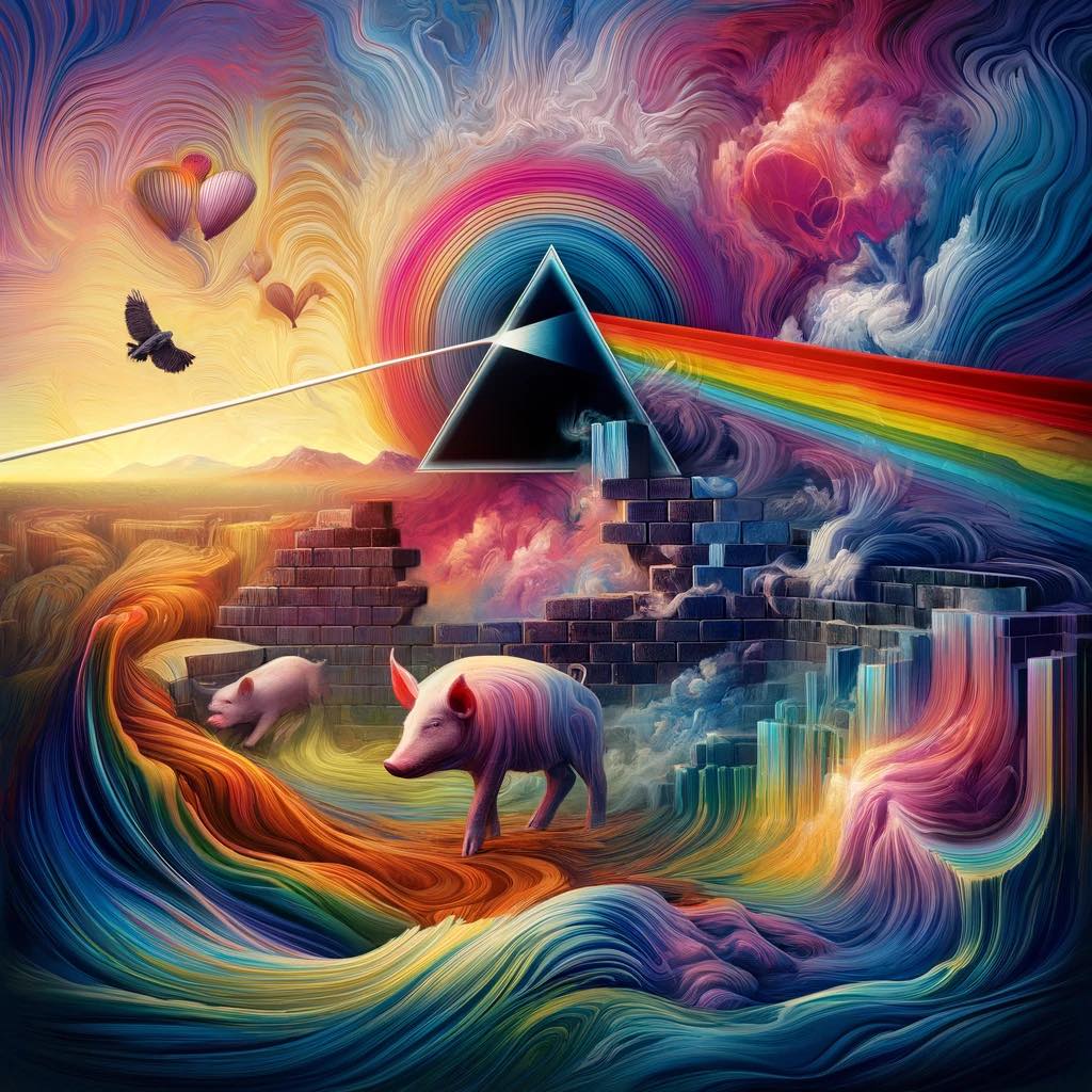 Prismatic Passage — Psychedelic Art Print by Theopolis Fawkes